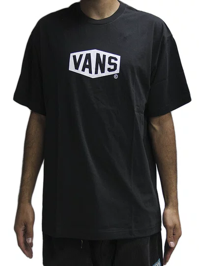 Camiseta Masculina Manga Curta Estampada Dried Kelp - Preto