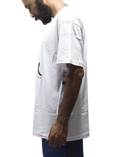 Camiseta Masculina Mini Og Sign Manga Curta Estampada - Branco