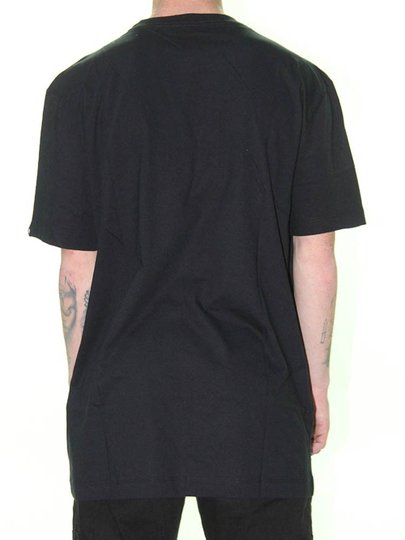 Camiseta Masculina New Era Basic Time Raiders Manga Curta Estampada - Preto
