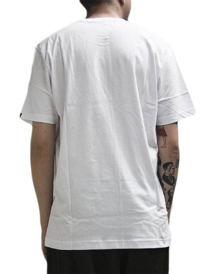 Camiseta Masculina New Era Bordado Branded Manga Curta Estampada - Branco