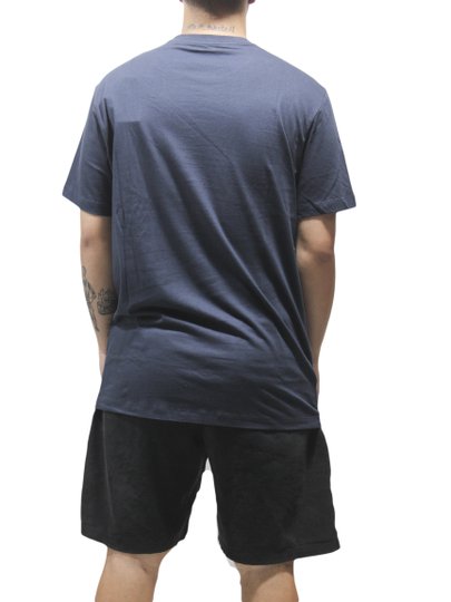 Camiseta Masculina New Era NBA Logo Denver Nuggets Manga Curta Estampada - Marinho