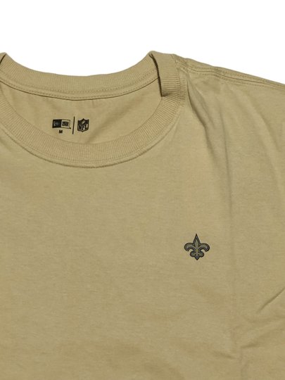 Camiseta Masculina New Era New Orleans Saints Manga Curta Estampada - Kakhi