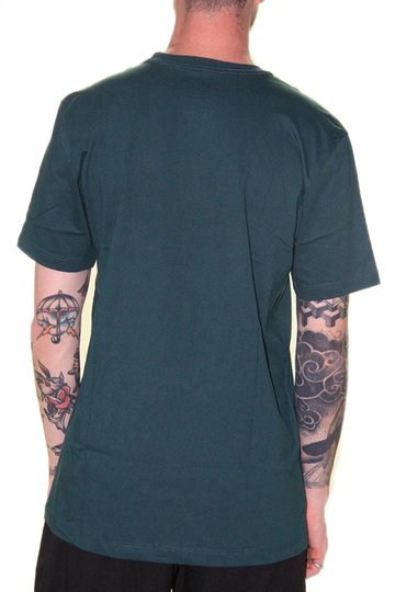 Camiseta Masculina New Era NFL Basic Time Grepac Manga Curta Estampada - Verde