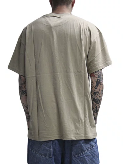 Camiseta Masculina Nike Logo Sb Manga Curta Estampada - Khaki