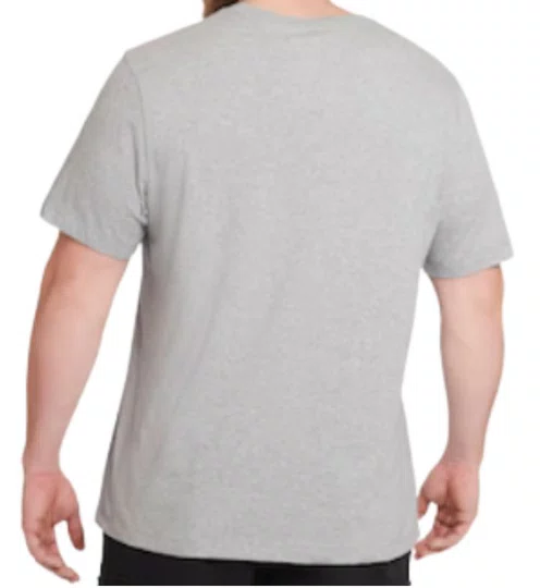 Camiseta Masculina Nike NSW Icon Future Manga Curta Estampada - Cinza Mesclado