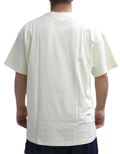 Camiseta Masculina Nike SB Logo Lb Manga Curta Estampada - Off White