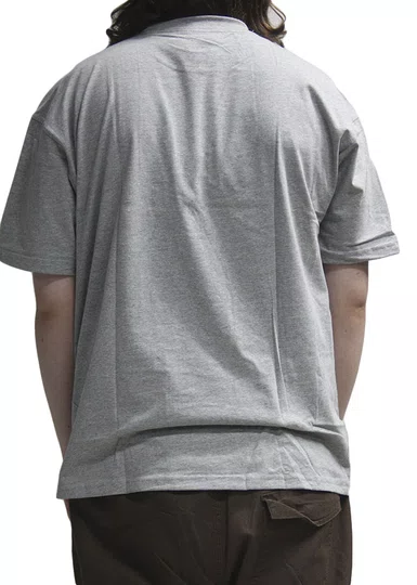 Camiseta Masculina Nike Sb Logo Manga Curta Estampada - Cinza Mesclado