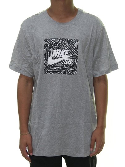 Camiseta Masculina Nike SB Triangulo - Cinza Mesclado