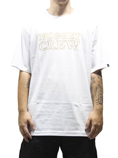 Camiseta Masculina Nugget Big Clean Manga Curta Estampada - Branco