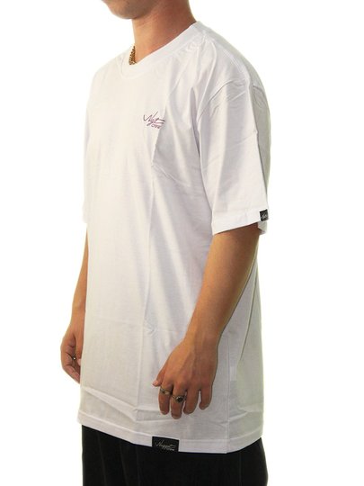 Camiseta Masculina Nugget Crew Style Manga Curta Estampada - Branco