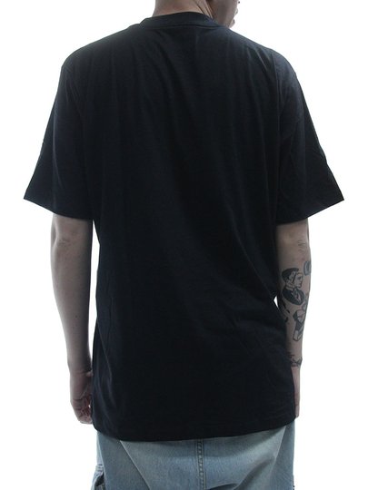 Camiseta Masculina Nugget Fvck Your Opnion Manga Curta Estampada - Preto