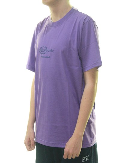 Camiseta Masculina Nugget Skate Mafia Script Manga Curta Estampada - Roxo