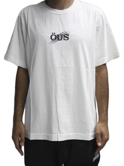 Camiseta Masculina Öus Onca Manga Curta Estampada - Off White