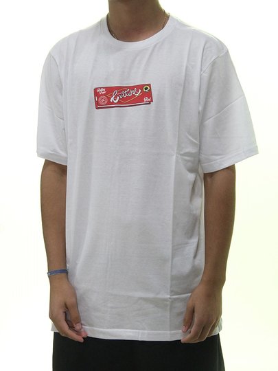 Camiseta Masculina Other Culture Rolli Manga Curta Estampada - Branco