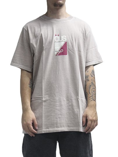 Camiseta Masculina Ous Imperial Og Logo Manga Curta Estampada - Marrom