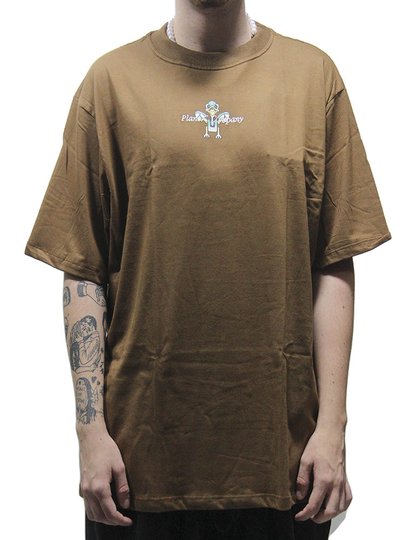 Camiseta Masculina Plano C Clock Manga Curta Estampada - Marrom