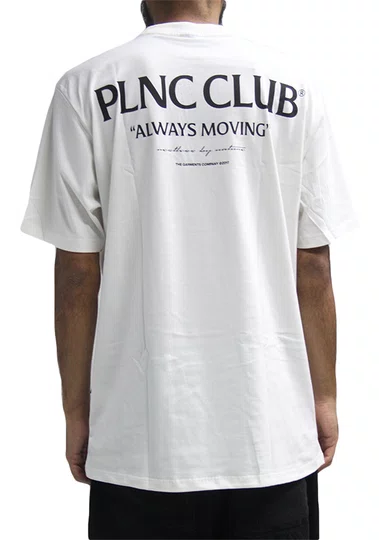 Camiseta Masculina Plano C Club Cotton Manga Curta Estampada - Off White