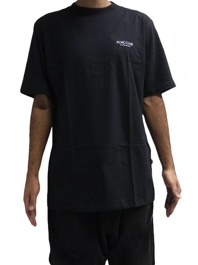 Camiseta Masculina Plano C Club Cotton Manga Curta Estampada - Preto