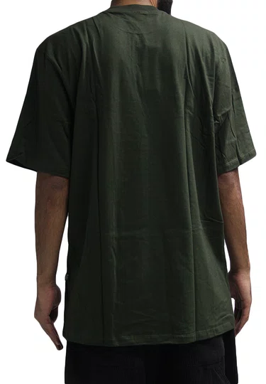 Camiseta Masculina Plano C Cotton Manga Curta Estampada - Verde