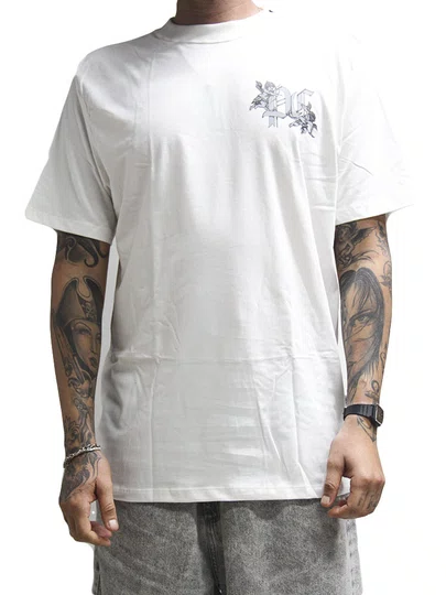 Camiseta Masculina Plano C Divine Manga Curta Estampada - Off White