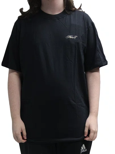 Camiseta Masculina Plano C Emblem Manga Curta Estampada - Preto