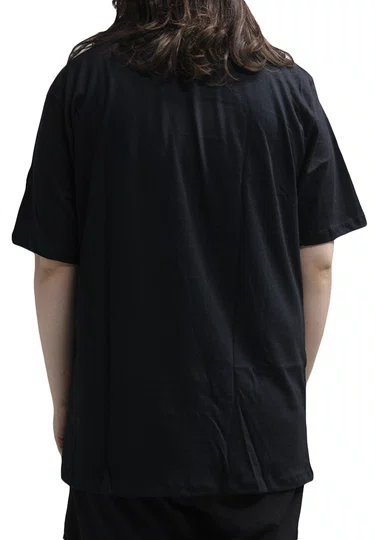 Camiseta Masculina Plano C Gothic Manga Curta Estampada - Preto