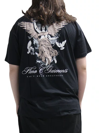 Camiseta Masculina Plano C Greatness Manga Curta Estampada - Preto