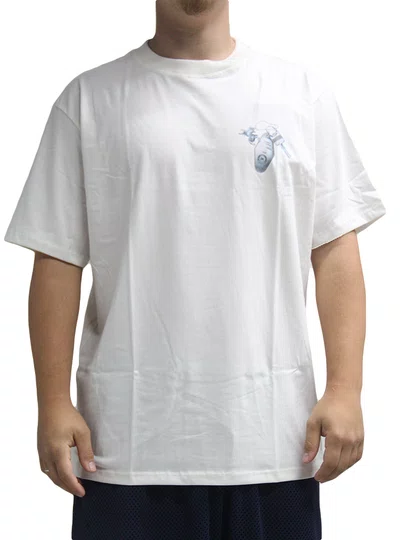 Camiseta Masculina Plano C Keychains Manga Curta Estampada - Off White