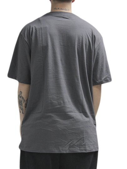 Camiseta Masculina Plano C Logo Manga Curta Estampada - Cinza