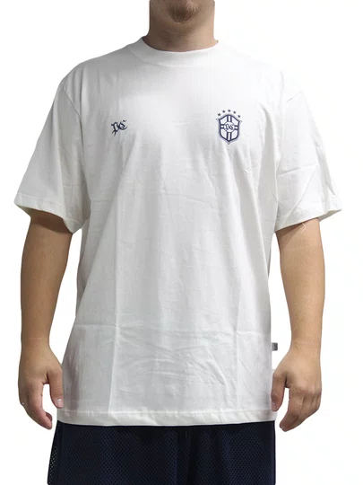 Camiseta Masculina Plano C Pro Team Manga Curta Estampada - Off White