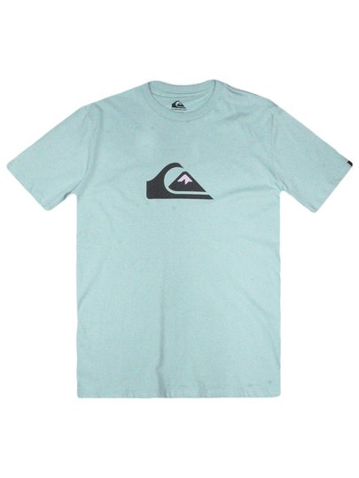Camiseta Masculina Quiksilver Com Logo Colors Manga Curta Estampada - Azul