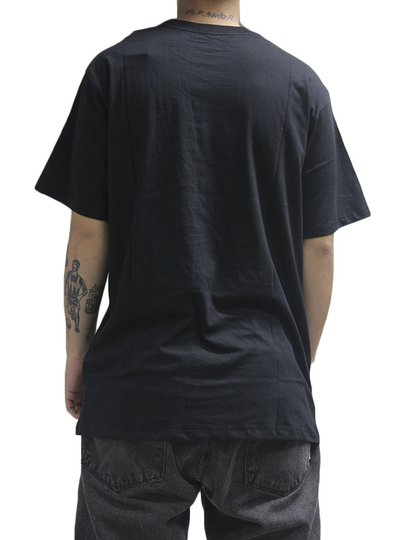 Camiseta Masculina Quiksilver Embroidery Manga Curta Estampada - Preto