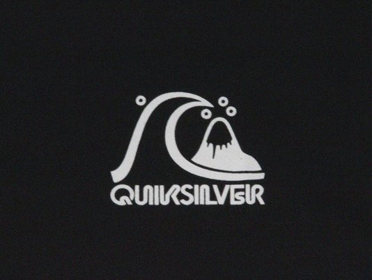 Camiseta Masculina Quiksilver Original Manga Curta Estampada - Preto