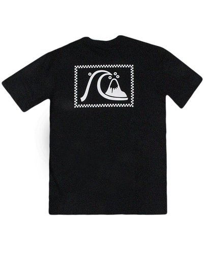 Camiseta Masculina Quiksilver Original Manga Curta Estampada - Preto