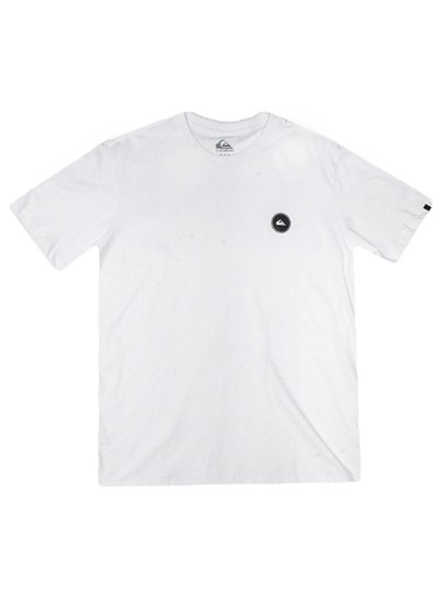 Camiseta Masculina Quiksilver Transfer Round Manga Curta Estampada - Branco