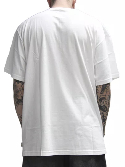 Camiseta Masculina RC Reveillon Manga Curta Estampada - Branco