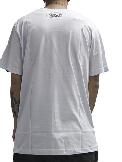 Camiseta Masculina Red Grow Manga Curta Estampada - Branco