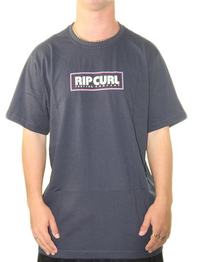 Camiseta Masculina Rip Curl Big Mumma Icon Manga Curta Estampada - Marinho