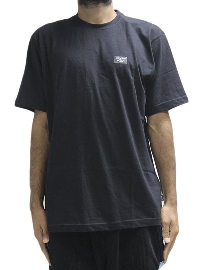 Camiseta Masculina Rip Curl Brand Label Manga Curta Estampada - Preto
