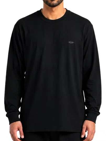 Camiseta Masculina Rip Curl Classic Surf Manga Longa Estampada - Preto