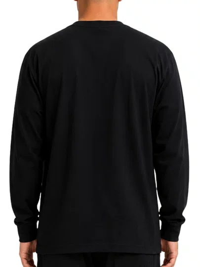 Camiseta Masculina Rip Curl Classic Surf Manga Longa Estampada - Preto