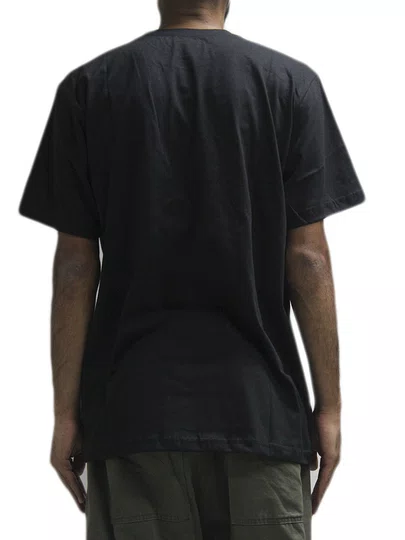 Camiseta Masculina Rip Curl Corporate Manga Curta Estampada - Preto
