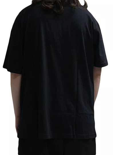 Camiseta Masculina Rip Curl Inner Vision Blast Over Manga Curta Estampada - Preto