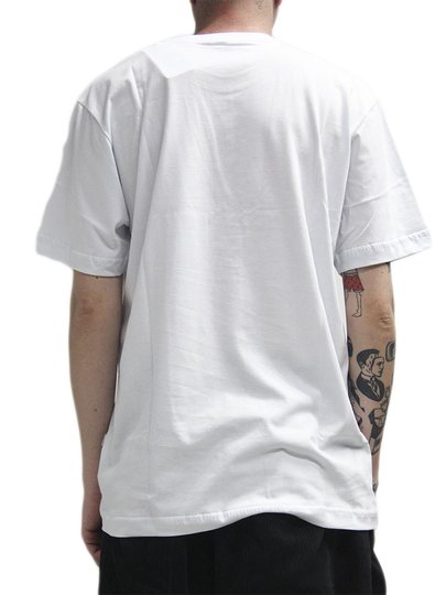 Camiseta Masculina Rip Curl New Icon Manga Curta Estampada - Branco