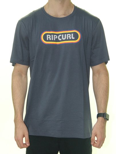Camiseta Masculina Rip Curl Pilulle Tee Manga Curta Estampada - Marinho