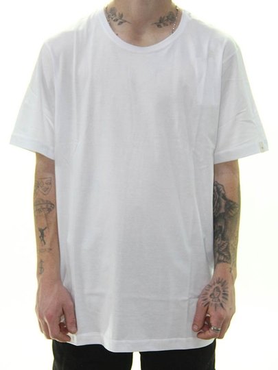 Camiseta Masculina Rip Curl Plain Tee Manga Curta - Branco