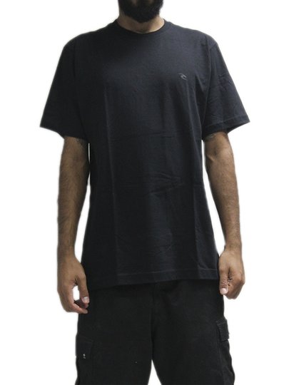 Camiseta Masculina Rip Curl Relaxed Fit Manga Curta Estampada - Preto