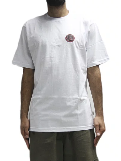 Camiseta Masculina Rip Curl Wettie E7 Manga Curta Estampada - Branco
