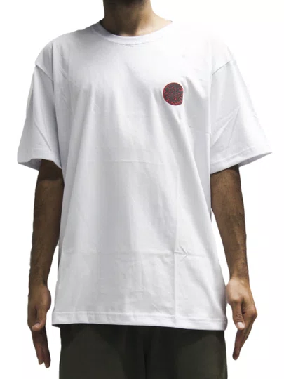 Camiseta Masculina Rip Curl Wettie E7 Manga Curta Estampada - Branco