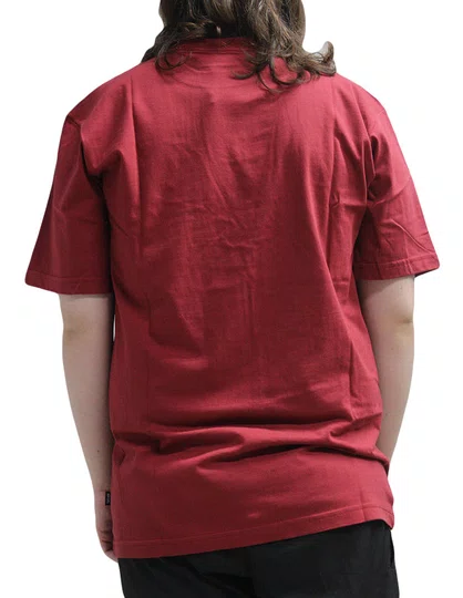 Camiseta Masculina Rip Curl Wettie E7 Manga Curta Estampada - Vermelho